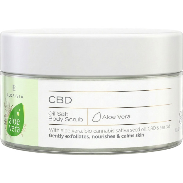 LR Aloe Vera CBD Öl-Salz-Körperpeeling