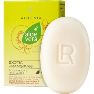 LR Aloe Vera Exotic Frangipani Solid Body & Hair Wash