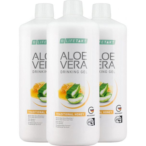 LR Aloe Vera Drinking Gel Honig / Honey 3er Set